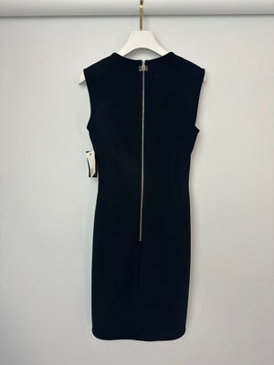 Bottega Veneta Black Sleeveless Mini Dress with Front Corset Detail Size IT 40 (UK 8)