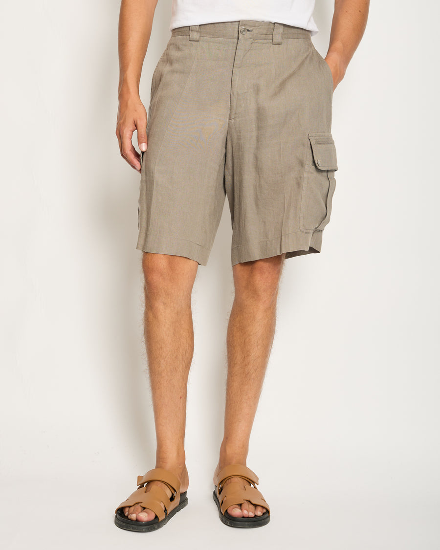 Hermès Dark Grey Cargo Shorts Size IT 46 (UK 36)