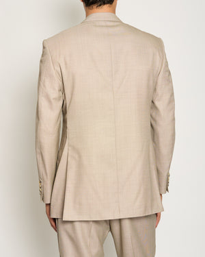 Richard James Light Beige Jacket and Trouser Suit Size 44R 
38R