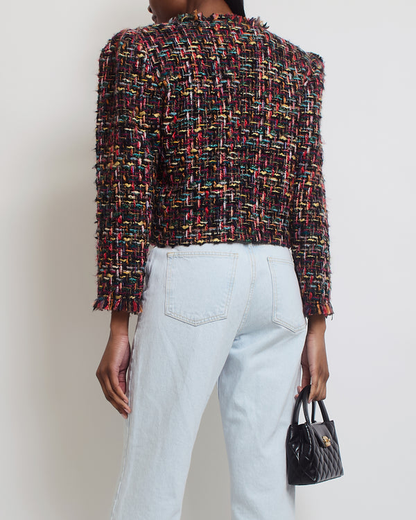 Isabel Marant Black, Multi-Colour Tweed Long-Sleeve Jacket FR 34 (UK 6)