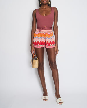 Missoni MARE Orange Zig-Zag Beach Shorts IT 42 (UK 10)