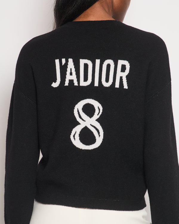 Christian Dior Black J
adore 8 Long Sleeve Jumper Size FR 34 (UK 6)