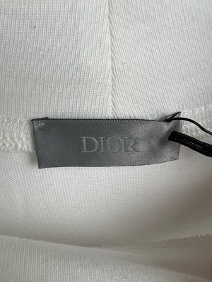 Christian Dior x Air Dior White Roll Neck Long Sleeve Top Size XS (UK 34)