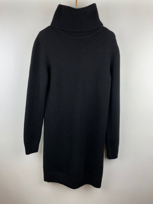 Saint Laurent Black Turtle Neck Knit Long Sleeve Dress Size S (UK 8)