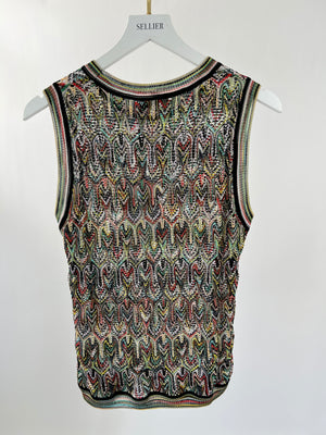 Missoni Multicoloured Two Piece Set with Matching Vest IT 42/44 (UK 10/12)