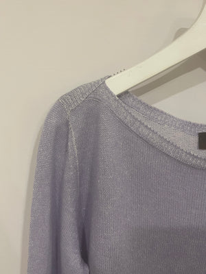 Loro Piana Lilac Cashmere Round Neck Jumper Size IT 38 (UK 6)