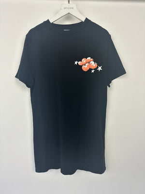 Loewe Black Cloud Print Logo T-Shirt Size M (UK 10)