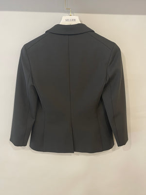 The Row Anthracite Grey Blazer Jacket with Buttons Size S (UK 8)