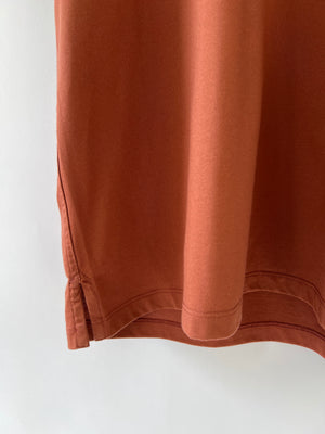 Hermès Orange Short Sleeve T-shirt with Stitched Arm Detail Size FR 46 (UK 36)