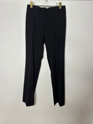 Tom Ford Black Tailored Trousers with Pleat Detail Size IT 32 (UK 10)