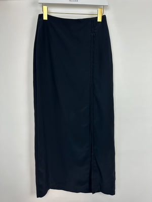 Viktoria 
Woods Black Bellagio Long Skirt Size 1 (UK 8)