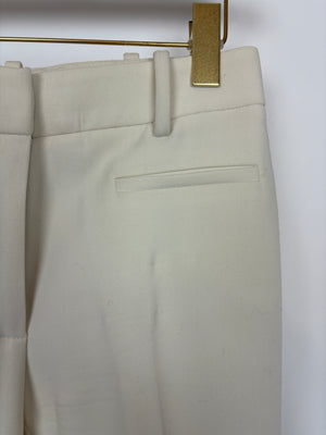 Tom Ford Cream Tailored Bootleg Trousers Size 36 (UK 6)