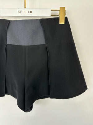 Balenciaga Black Shorts with Pannel Detailing Size FR 34 (UK 6)