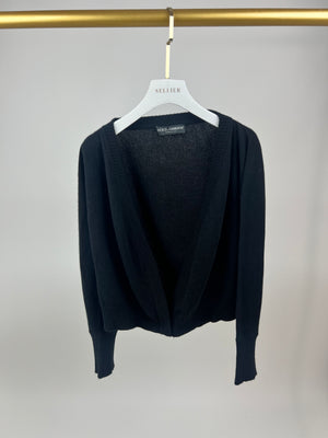 Dolce 
Gabbana Cashmere Black Cardigan Size IT 44 (UK 12)