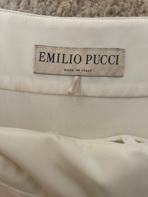 Emilio Pucci Cream Mini Dress with Cut-Out Detailing Size IT 40 (UK 8)