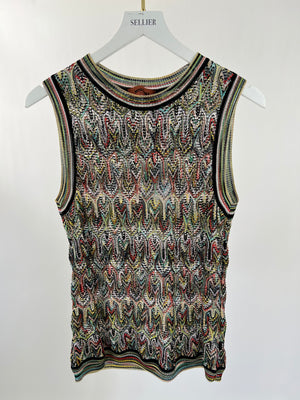 Missoni Multicoloured Two Piece Set with Matching Vest IT 42/44 (UK 10/12)