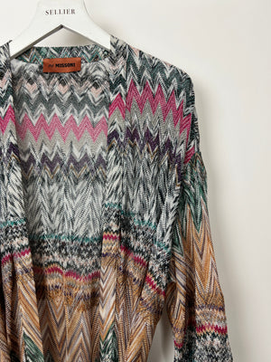 Missoni Multi-Colour Mini Dress and Belted Cardigan Set Size IT 42 (UK 10) and Size IT 38 (UK 6)IEN