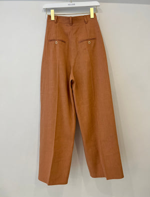 Jacquemus "L
amour" Brique Cropped Jacket and Trouser Set Size FR 34 (UK 6)