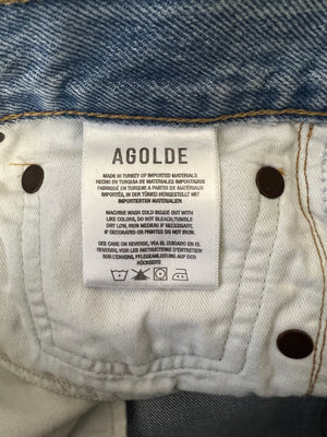 Agolde Medium Blue Wash Slim Jeans Size 25 (UK 6)