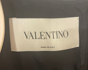 Valentino Black Sleeveless Mini Dress with White Collar Detail Size IT 40 (UK 8)