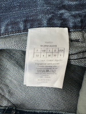 Christian Dior Blue 01 Denim Jeans with Logo J
adore Turn Up Size FR 32 (UK 4)