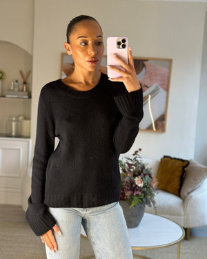 Khaite Black  Long Sleeve Jumper FR 38 (UK 10)