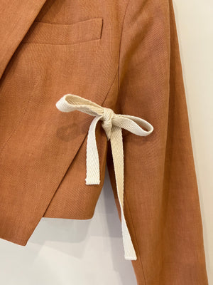 Jacquemus "L
amour" Brique Cropped Jacket and Trouser Set Size FR 34 (UK 6)