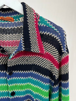 Missoni Multicoloured Button Down Shirt with Pocket Detail IT 40 (UK 8)