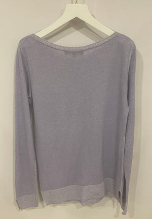 Loro Piana Lilac Cashmere Round Neck Jumper Size IT 38 (UK 6)