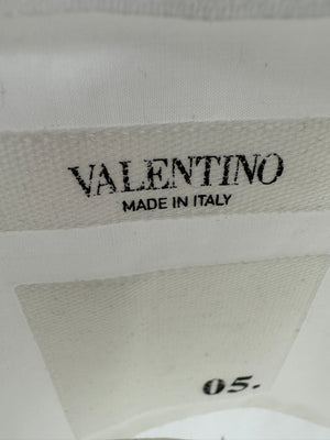 Valentino White 05. Rockstud Button Down Shirt IT 38 (UK 6)