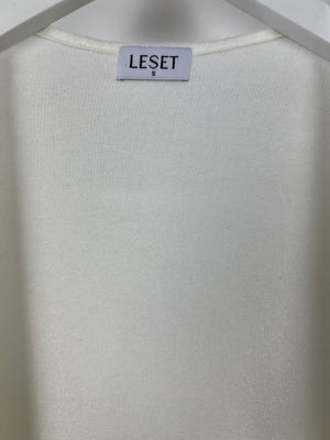 LESET Cream Lounge Camisole, Trousers and Cardigan Set Size XS/S (UK 6-8)