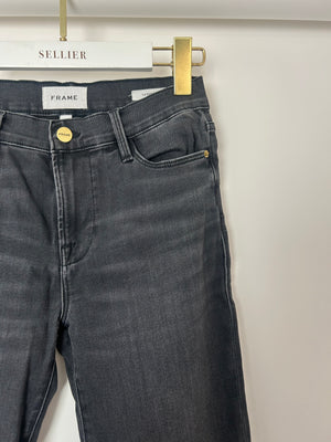 Frame Black Cheyenne High-Rise Flared Jeans Size 26 (UK 8)