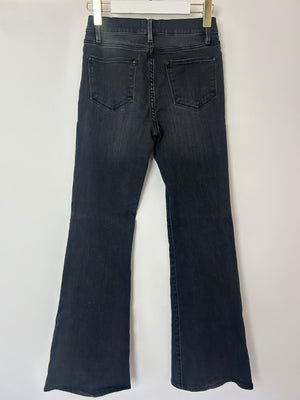 Frame Black Cheyenne High-Rise Flared Jeans Size 26 (UK 8)