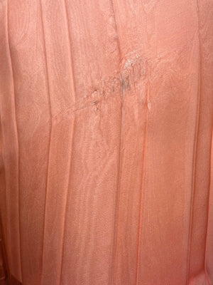 Chanel 20A Ombre Pink, Peach and Orange Silk Pleated Sleeveless Midi Dress Size FR 34 (UK 6) RRP £5,500