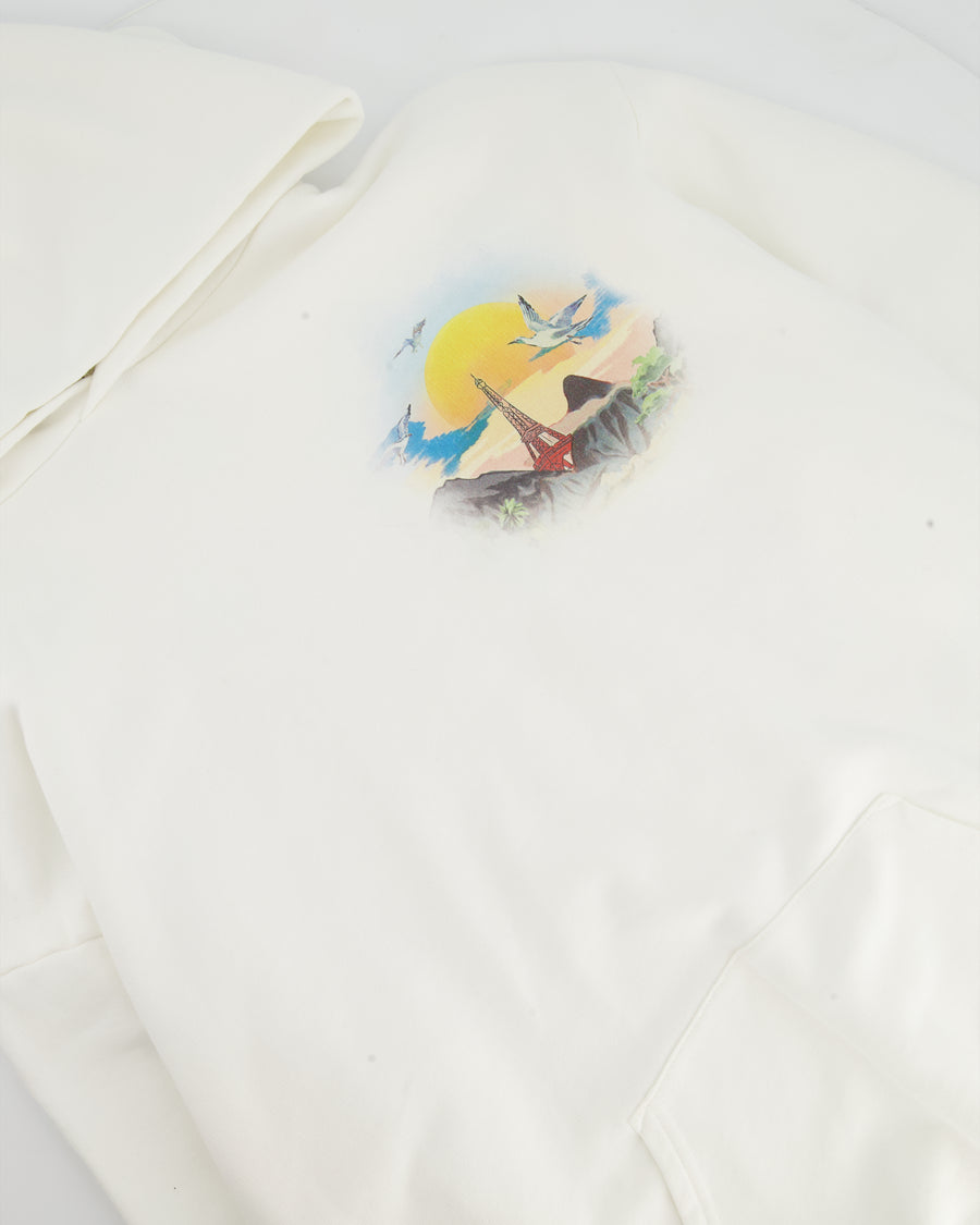 Givenchy White Sunset Printed Hoodie Size S (UK 8)