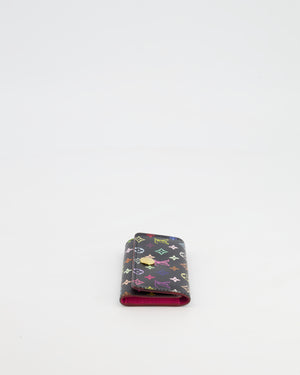 Louis Vuitton x Takashi Murakami Black with Multicolour Monogram Canvas Key Holder