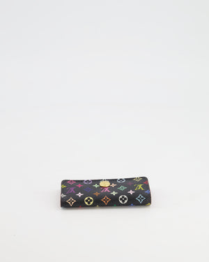 Louis Vuitton x Takashi Murakami Black with Multicolour Monogram Canvas Key Holder