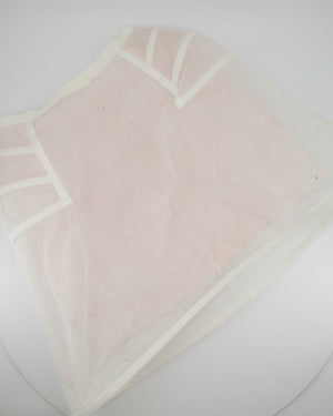 Chanel Pink Midi Sleeveless Dress with CC Detailing Size FR 40 (UK 12)