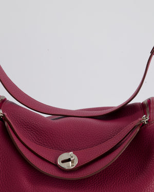 Hermès Lindy Bag 30cm in Rouge Galance in Togo Leather with Palladium Hardware