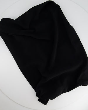 Awake Black One Shoulder Top with Open Side Detail FR 38 (UK 10)