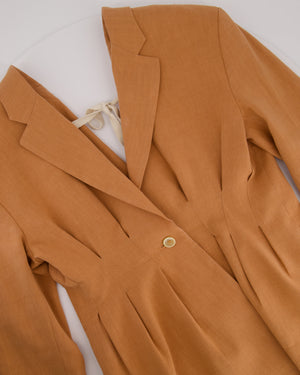 Jacquemus Orange L
Amour Tailored Blazer with Tie Back Detail FR 36 (UK 8)