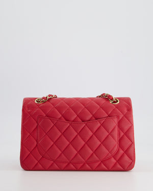 Chanel Pink Small Classic Double Flap Bag in Caviar Leather with Gold Hardware RRP £8,530