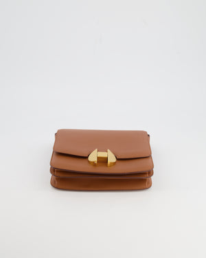 Hermès 2002 20cm Shoulder Bag in Gold Evercolor Leather with Gold Hardware