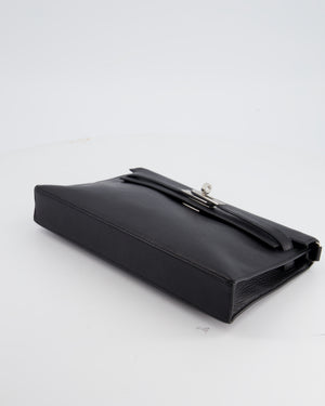 *NEW RELEASE* Hermès Kelly Elan Bag in Black Chévre Chamkila Leather with Palladium Hardware