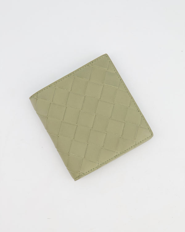 Bottega Veneta Khaki Intrecciato Leather Wallet RRP £440