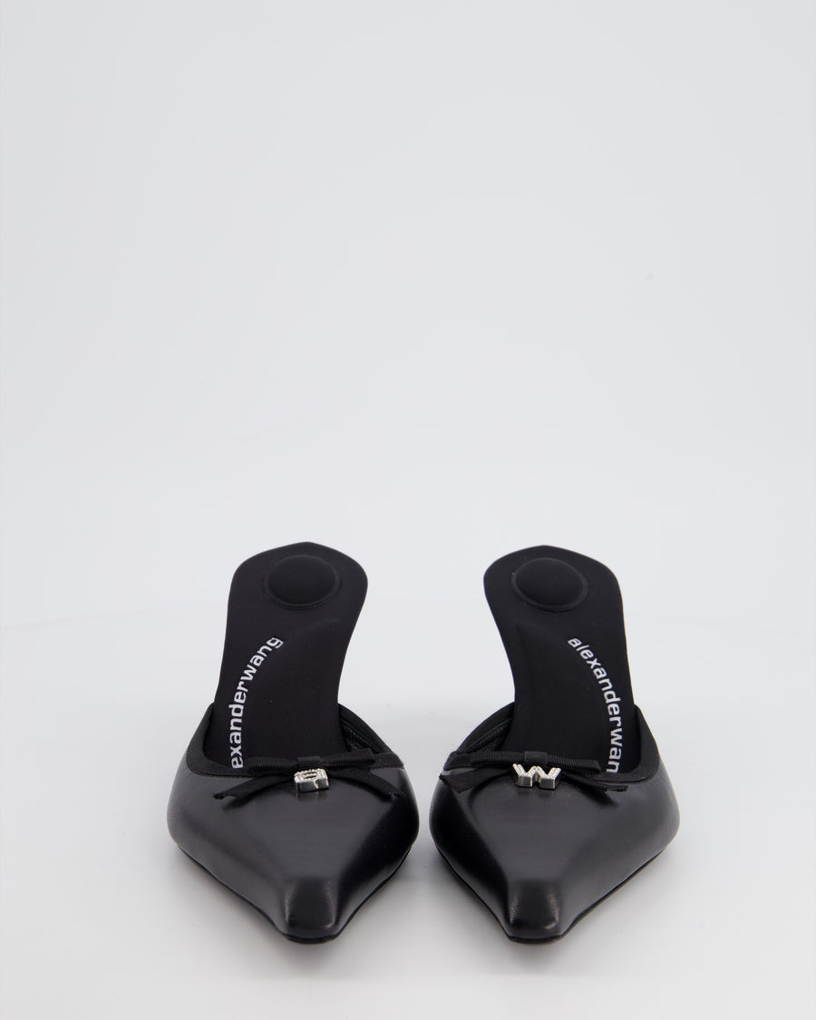 Alexander Wang Black Viola 65 Mules Size EU 37.5