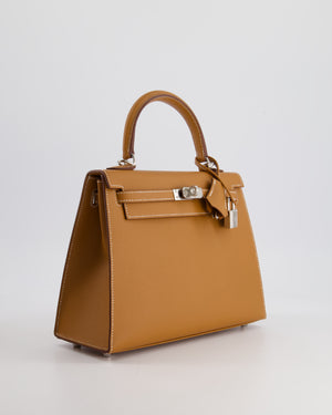 Hermès Kelly Bag 25cm Replica Jewelry
 in Gold Epsom Leather with Palladium Hardware