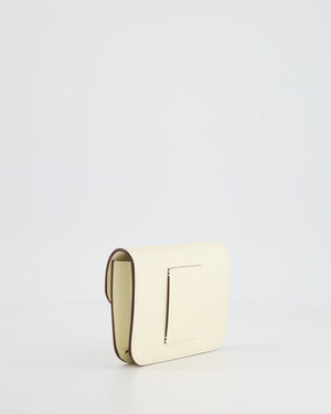 Hermès Constance Slim Belt Bag in Nata Epsom Leather with Gold Hardware