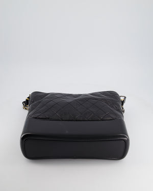 Chanel Black Large Gabrielle Bag in Lambskin Leather with Mixed Hardware