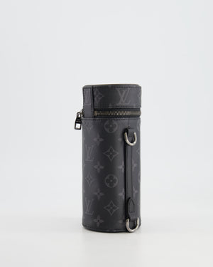 Louis Vuitton Grey Monogram Canvas Bottle Holder Bag with Silver Hardware